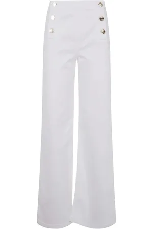 Twin-Set Donna, Pantaloni, Bianco, W28, new