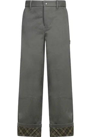 Burberry Uomo, Pantaloni, Grigio, M, new