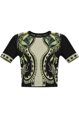 Roberto Cavalli Donna, Maglie, Multicolore, M, new