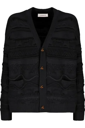 LANEUS Uomo, Maglie, Nero, L, new