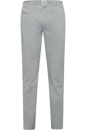 Brax Uomo, Pantaloni, Grigio, W34 L34, new