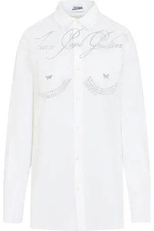 Jean Paul Gaultier Donna, Camicette , Bianco, XS, new