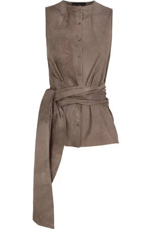 Cortana Donna, Top, Marrone, XS, new