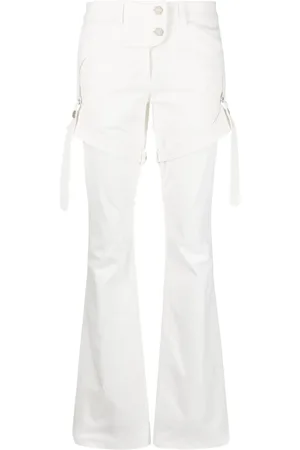 Courrèges Donna, Pantaloni, Bianco, M, new