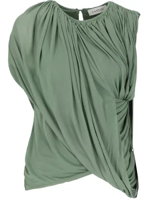 Lanvin Donna, Camicette , Verde, S, new