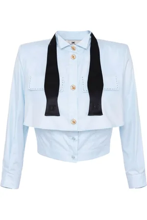 Elisabetta Franchi Donna, Camicette , Blu, S, new
