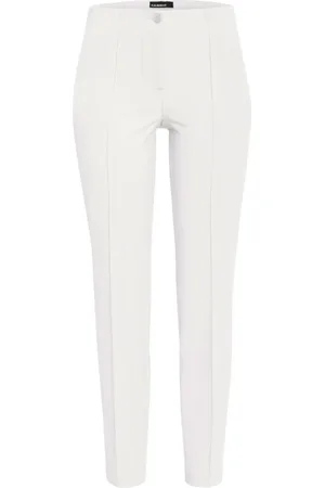 Cambio Donna, Pantaloni, Bianco, S, new