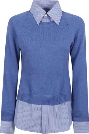 Stella McCartney Donna, Maglie, Blu, S, new