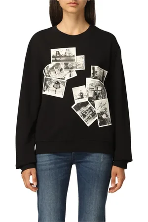 Moschino Donna, Felpe, Nero, L, new