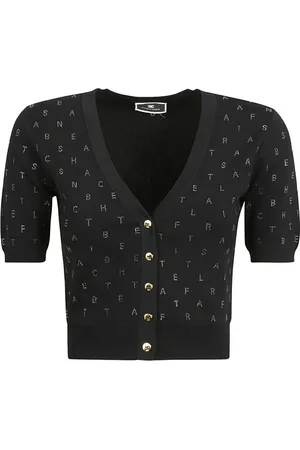 Elisabetta Franchi Donna, Maglie, Nero, L, new