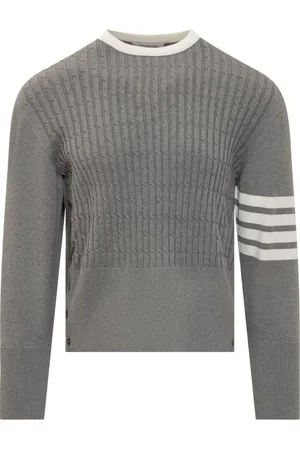 Thom Browne Uomo, Maglie, Grigio, S, new