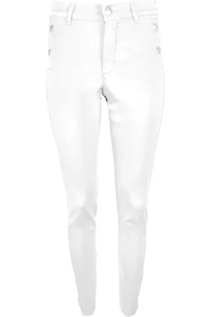 2-Biz Donna, Pantaloni, Bianco, XS, new