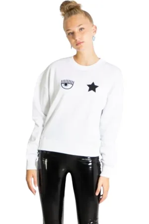 Chiara Ferragni Donna, Felpe, Bianco, S, new