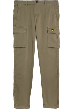 Lyle & Scott Uomo, Pantaloni, Verde, W30, new