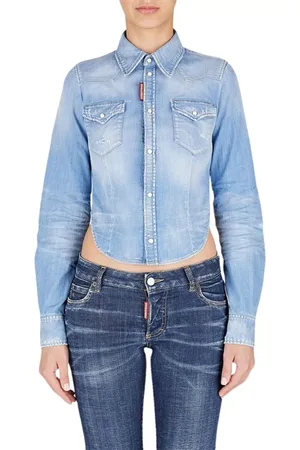 Dsquared2 Donna, Camicette , Blu, S, new