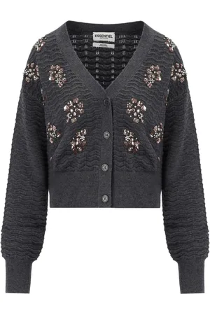 Essentiel Antwerp Donna, Maglie, Grigio, M, new