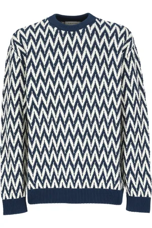 Lanvin Uomo, Maglie, Blu, M, new