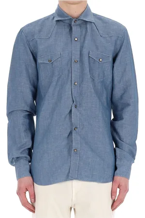 BARBA Uomo, Magliette, Blu, L, new