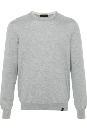 FAY Uomo, Maglie, Grigio, M, new