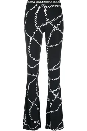 VERSACE Donna, Pantaloni, Nero, M, new