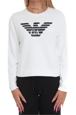 Emporio Armani Donna, Felpe, Bianco, M, new