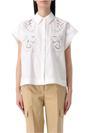 Twin-Set Donna, Camicette , Bianco, 2Xs, new