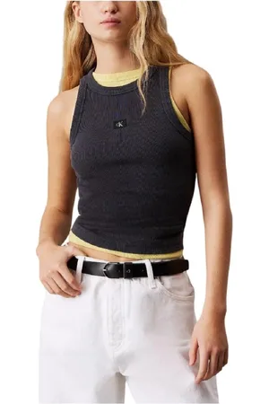 Calvin Klein Donna, Top, Nero, L, new