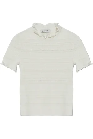 Lanvin Donna, Maglie, Bianco, M, new