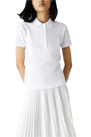 Lacoste Donna, Top, Bianco, M, new