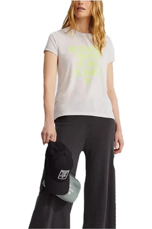 ECOALF Donna, Top, Grigio, S, new