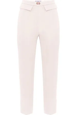 Elisabetta Franchi Donna, Pantaloni, Bianco, S, new
