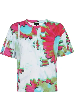 Emporio Armani Donna, Top, Multicolore, L, new