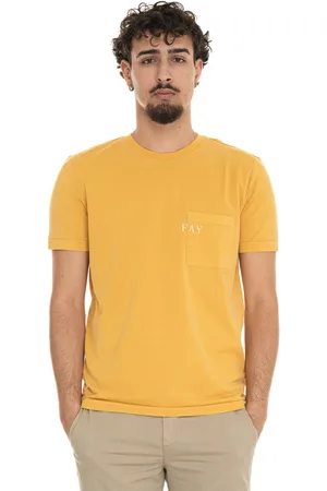 FAY Uomo, Top, Giallo, 2Xl, new
