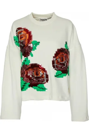 Essentiel Antwerp Donna, Felpe, Bianco, S, new