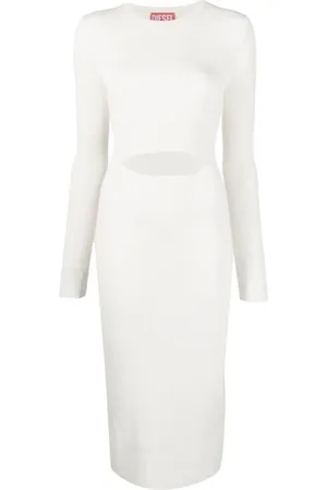 Diesel Donna, Abiti, Bianco, L, new