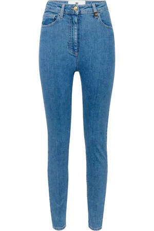 Elisabetta Franchi Donna, Jeans, Blu, W30, new