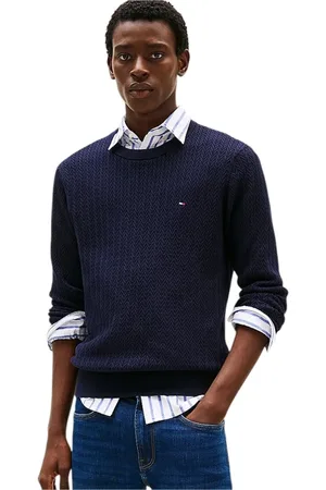 Tommy Hilfiger Uomo, Maglie, Blu, L, new
