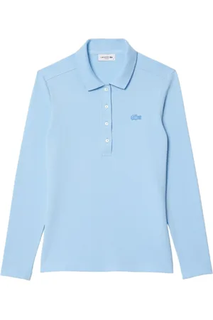 Lacoste Donna, Top, Blu, 2Xs, new