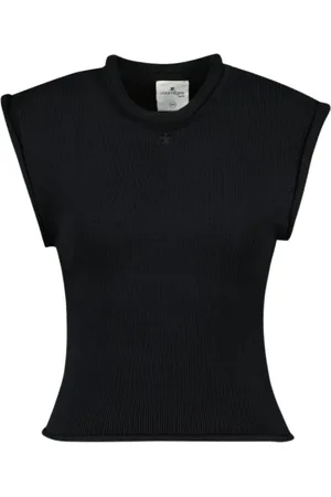 Courrèges Donna, Top, Nero, L, new