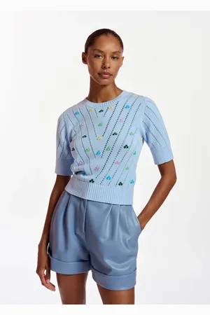 Essentiel Antwerp Donna, Maglie, Blu, S, new