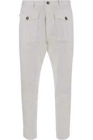 Dsquared2 Uomo, Pantaloni, Bianco, L, new