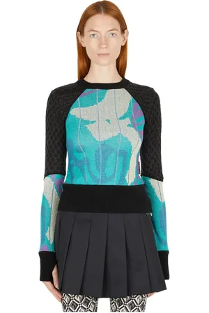 Marine Serre Donna, Maglie, Multicolore, M, new