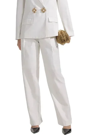 Self-Portrait Donna, Pantaloni, Bianco, 2Xs, new