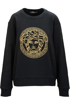 VERSACE Donna, Felpe, Nero, M, new
