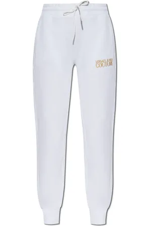 VERSACE Donna, Pantaloni, Bianco, M, new