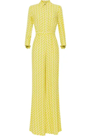 Elisabetta Franchi Donna, Jumpsuits, Giallo, L, new