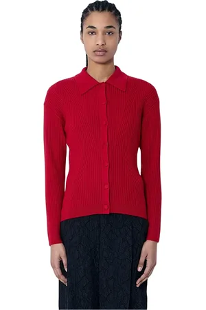 DRIES VAN NOTEN Donna, Maglie, Rosso, L, new