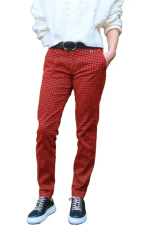 Masons Donna, Pantaloni, Rosso, XS, new