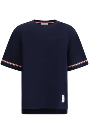 Thom Browne Uomo, Top, Blu, XL, new