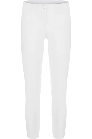 Cambio Donna, Pantaloni, Bianco, M, new
